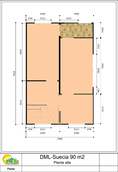 PLANO DE PLANTA SUPERIOR