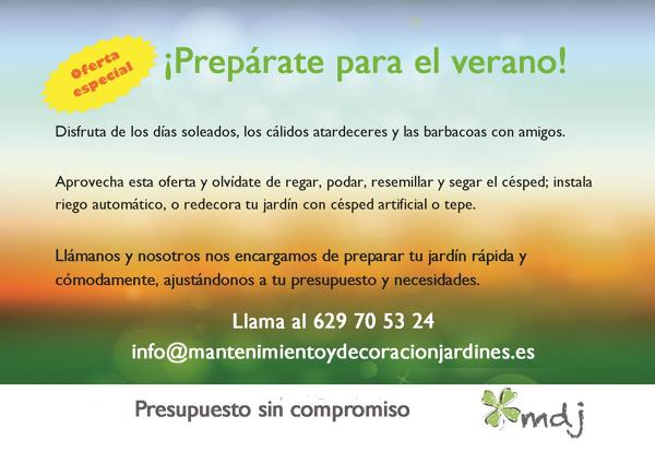 Prepara tu jardín para el verano 