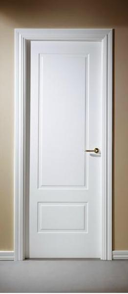 Puerta de interior lacada blanca