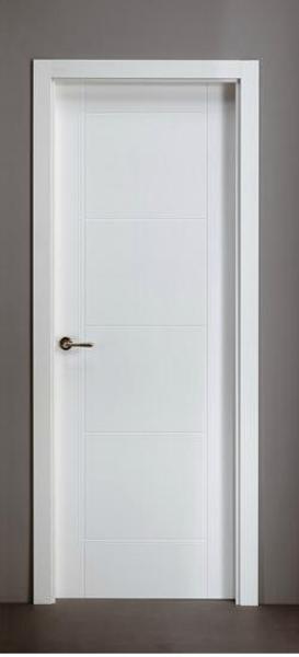 Puerta de interior lacada blanca