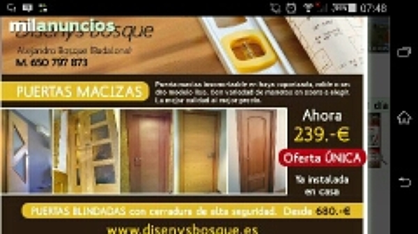 Puertas macizas