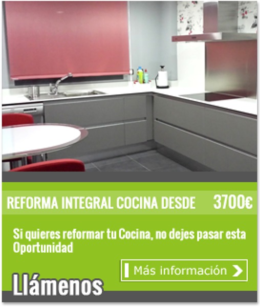 Reforma integral cocina