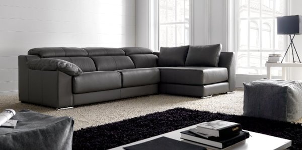 sofa chaise longue omega piel