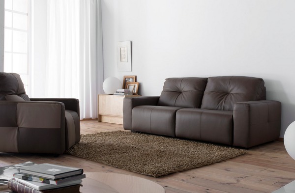 sofa chema piel
