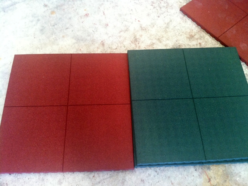Suelo de caucho para parques infantiles y terrazas.