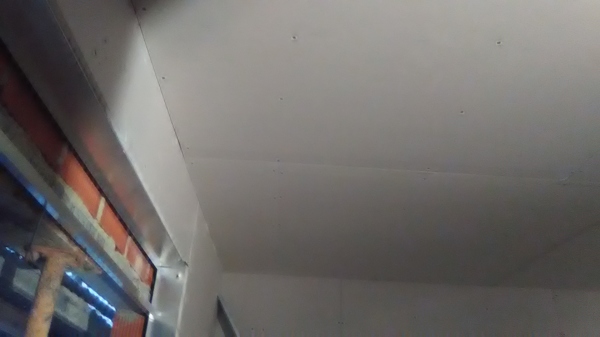 Techo pladur con aislamiento