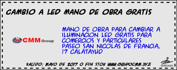 Viviendas y comercios que se cambien a LED por valor de 150€ o más mano de obra GRATIS