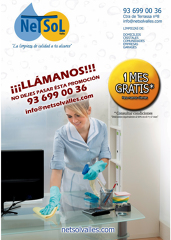 1 MES DE LIMPIEZA GRATIS