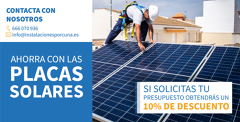 10% descuento en instalaciones solares