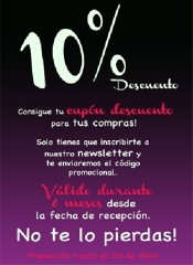 10% descuento en tus compras!