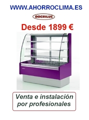 Oferta vitrina pastelera y bombonera Docriluc refrigerada desde 1899 €
