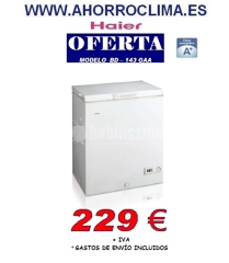 Oferta Congelador Horizontal Clase A+ De Haier Bd-143  229 € + IVA