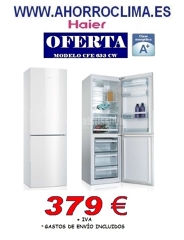 Oferta Frigorífico Combi No Frost Haier, Modelo Cfe 633 Cw.Clase A+ 379 €+IVA