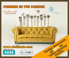 35% de descuento en Vinilos Decorativos