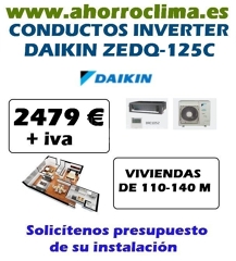 Oferta Daikin Conductos Inverter Zdeq-125c 2479 € + IVA