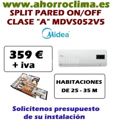 Oferta Midea Split On Off Mdvs052v5 359 € + IVA