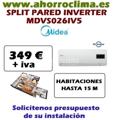 Oferta Inverter Split Midea Mdvs026iv5 349 € + IVA