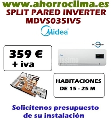 Oferta Split Inverter Midea Mdvs035iv5 359 € + IVA