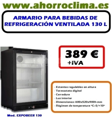 Oferta Armario Bebidas Refrigeración Ventilada Expobeer 389 € + IVA
