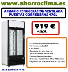 Oferta Armario Expositor Puertas Correderas 919 € + IVA