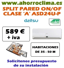 Oferta Aire Acondicionado Daitsu Asd24u-p Split On Off 589 € +IVA
