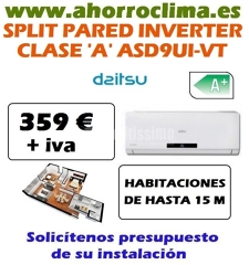 Oferta Aire Acondicionado Split Inverter Asd9ui-vt 359 € + IVA 