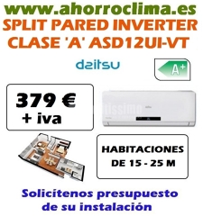 Oferta Aire Acondicionado Daitsu Split Asd12ui-vt 379 € + IVA