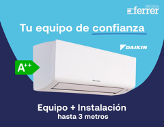 Aire acondicionado DAIKIN Sensira   Split 1x1 TXC25D 2500 frigorías Inverter A++
