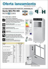 Aire Acondicionado Portatil Mundo Clima Serie Monoblock MU-PO-HH