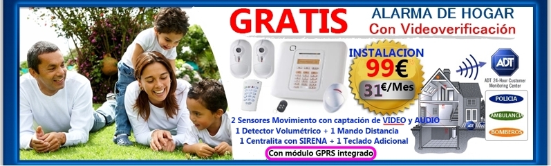 Alarma ADT con Camara de Video GRATIS