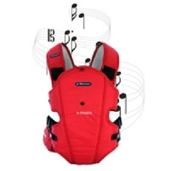 Bebemon Mochila Portabebe X-Music Intense Red