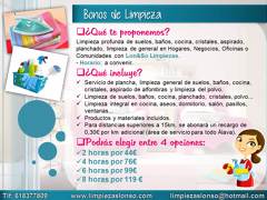 Bonos de Limpieza por Horas
