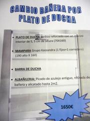 Cambiar bañera por plato de ducha