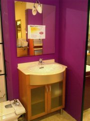 Cambio de mueble de baño de exposicion
