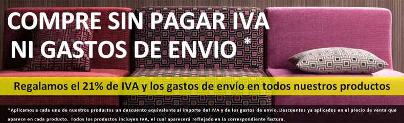 Compra sin pagar IVA ni gastos de envío.