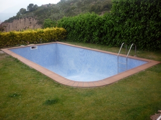 construcción de piscina de 8x3