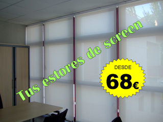Estores Enrollables de Screen