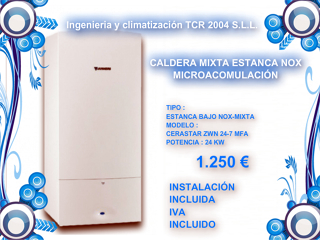 Instalación caldera Junkers