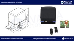 Kit Motor para Puertas Correderas