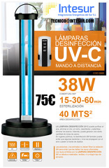 OFERTA LAMPARAS DESINFECCIÓN UV