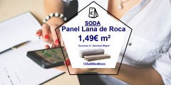 Panel Lana de Roca Soda  