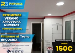 Pinta el techo de tu cocina