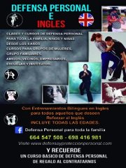 Pinte con nosotros y le obsequiamos tres clases de Defensa Personal con Ingles