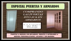 PROMOCIÓN PUERTAS Y ARMARIOS A JUEGO