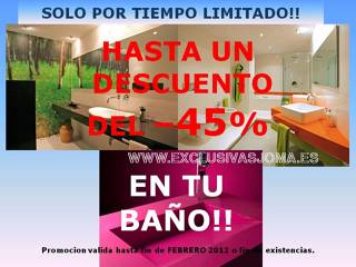 REFORMA DE BAÑO DESCUENTO DEL 45% *