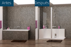 reforma exprés de baños 8h. y cambio hecho