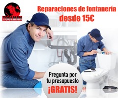 Reparaciones de Fontanería desde 15€