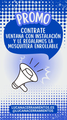Si contrata suministro e instalación mosquitera enrollable incluida