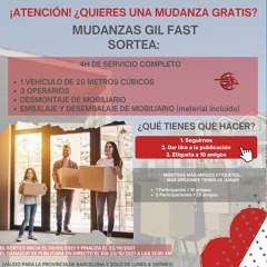 sorteo Mudanza Gil Fast