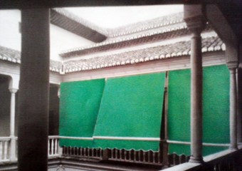 toldo caida vertical.